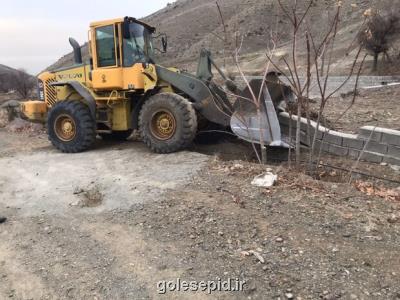 7 هکتار از اراضی کشاورزی منطقه تبادکان مشهد آزاد شد