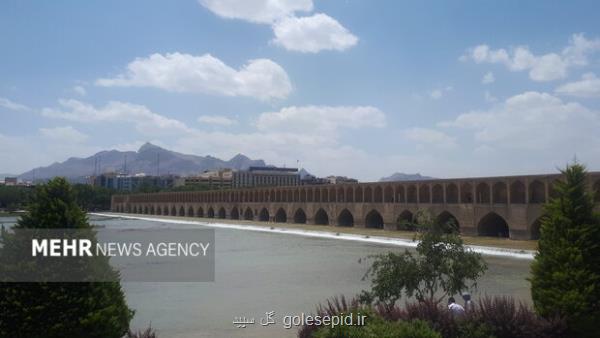 هوای قابل قبول اصفهان در پنجاه و پنجمین روز بهار