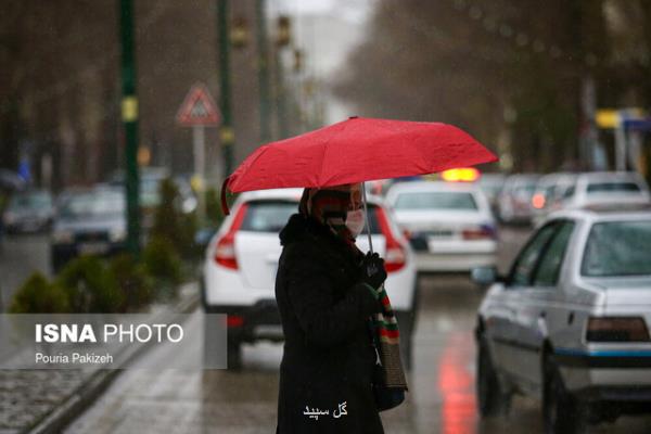 بارش پراكنده باران در كشور