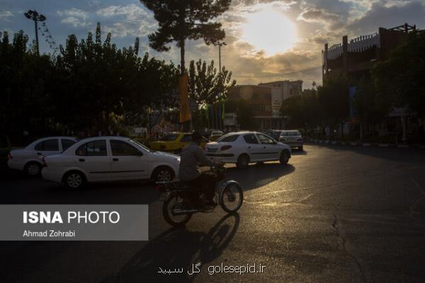 كاهش نسبی دما در بعضی مناطق كشور