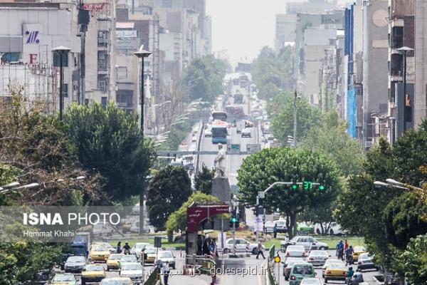 وضعیت آسمان امروز تهران