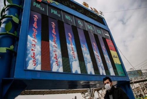 کیفیت هوای تهران برای گروههای حساس نامطلوب است
