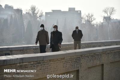 وضعیت قرمز آلودگی هوا در 10 نقطه شهر اصفهان