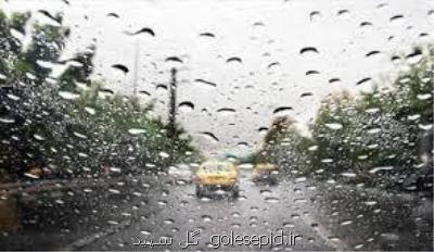 رگبار و رعد و برق در 10 استان