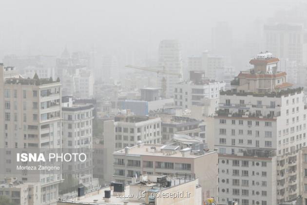 ادامه هوای غبارآلود تهران