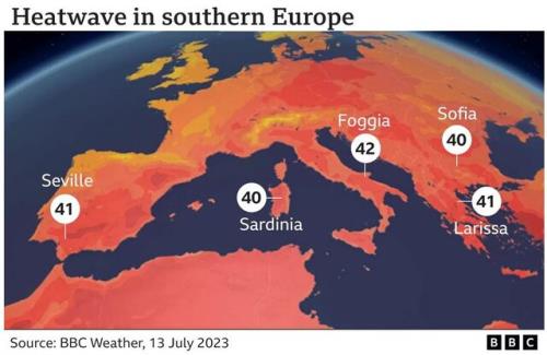 دوزخ دانته برای اروپایی ها رکوردزنی گرما در قاره سبز