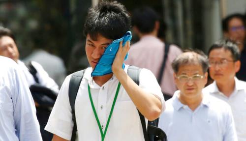 ثبت گرم ترین ماه ژوئیه طی ۱۲۵ سال گذشته در ژاپن