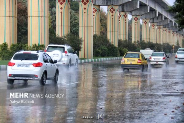 هوای اغلب مناطق کشور امروز بارانی است