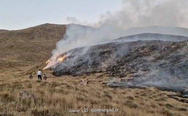 مهار آتشسوزی 120 هکتاری در حاشیه پارک ملی لار