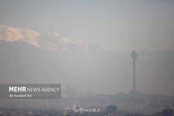شاخص کیفیت هوای تهران طی ۲۴ ساعت گذشته به عدد ۳۱۸ رسید