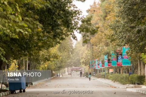 كیفیت هوای تهران در شرایط سالم