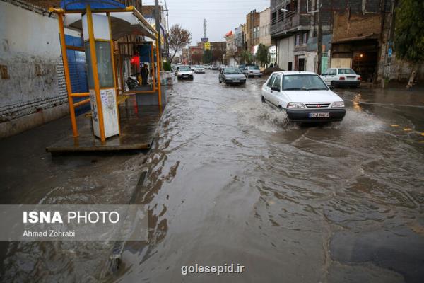 آگهی سازمان هواشناسی نسبت به تداوم فعالیت سامانه بارشی در كشور تا روز یكشنبه