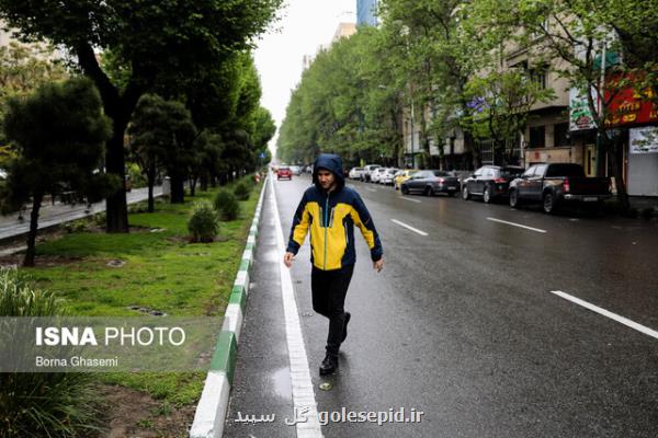 وقوع بی هنجاری منفی دمایی در كشور