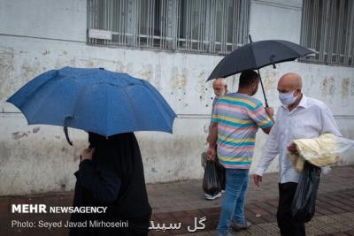 بارش باران در گیلان شدت می گیرد