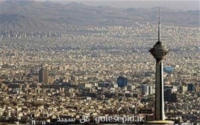 ثبت صدمین روز هوای سالم برای پایتخت در سال ۹۹