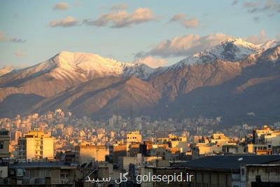 هوای تهران در وضعیت قابل قبول قرار دارد