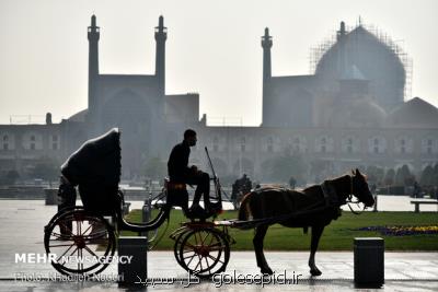 آلودگی هوای اصفهان روی موج افزایشی است