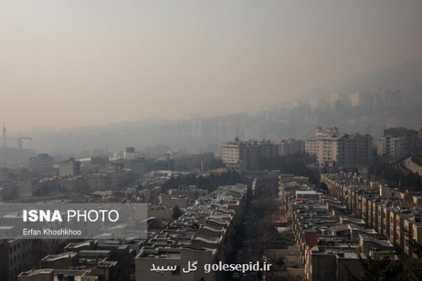 هوای تهران برای دهمین روز پی در پی آلوده است